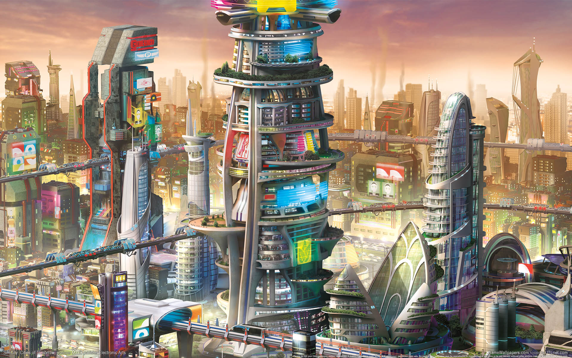 SimCity: Cities of Tomorrow fondo de escritorio 01 1920x1200