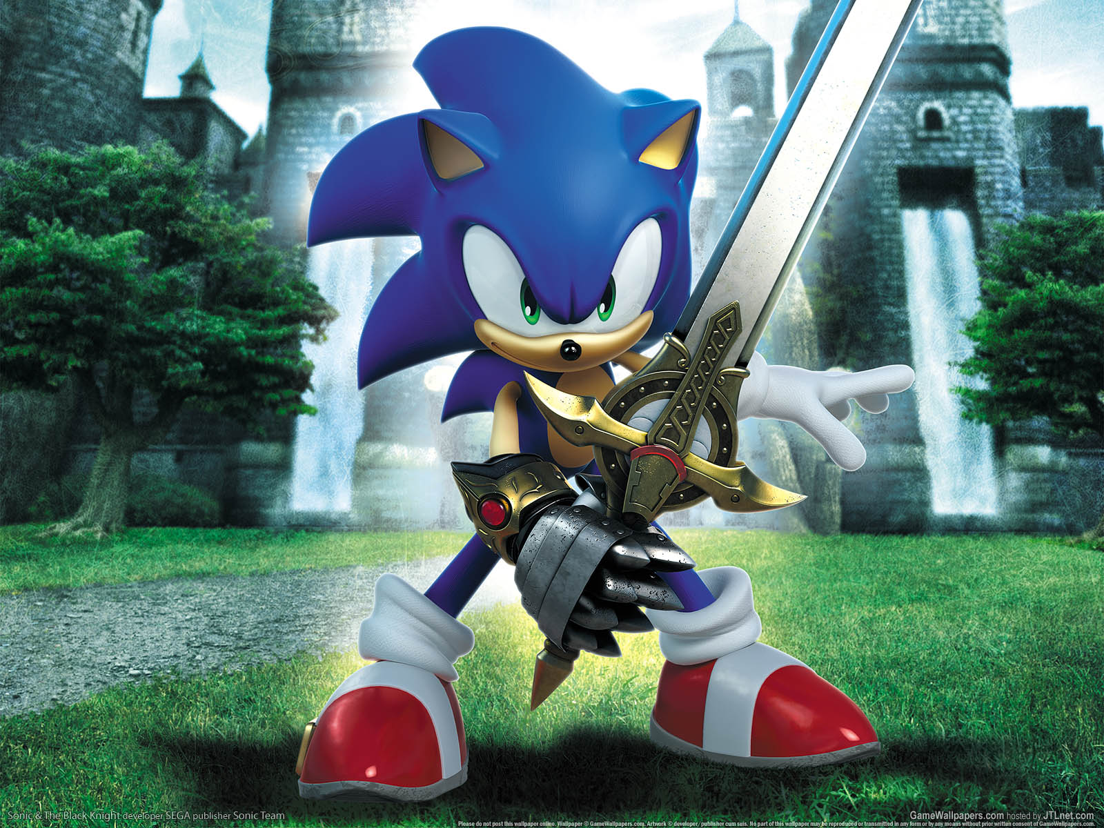Sonic %2526 The Black Knight achtergrond 02 1600x1200