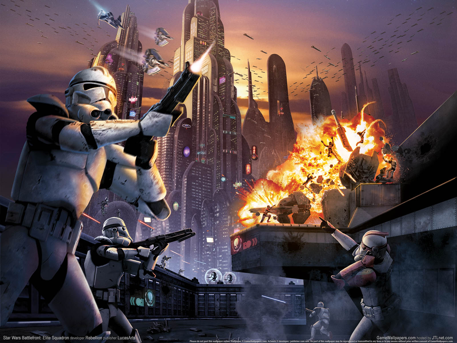 Star Wars Battlefront: Elite Squadron achtergrond 02 1600x1200