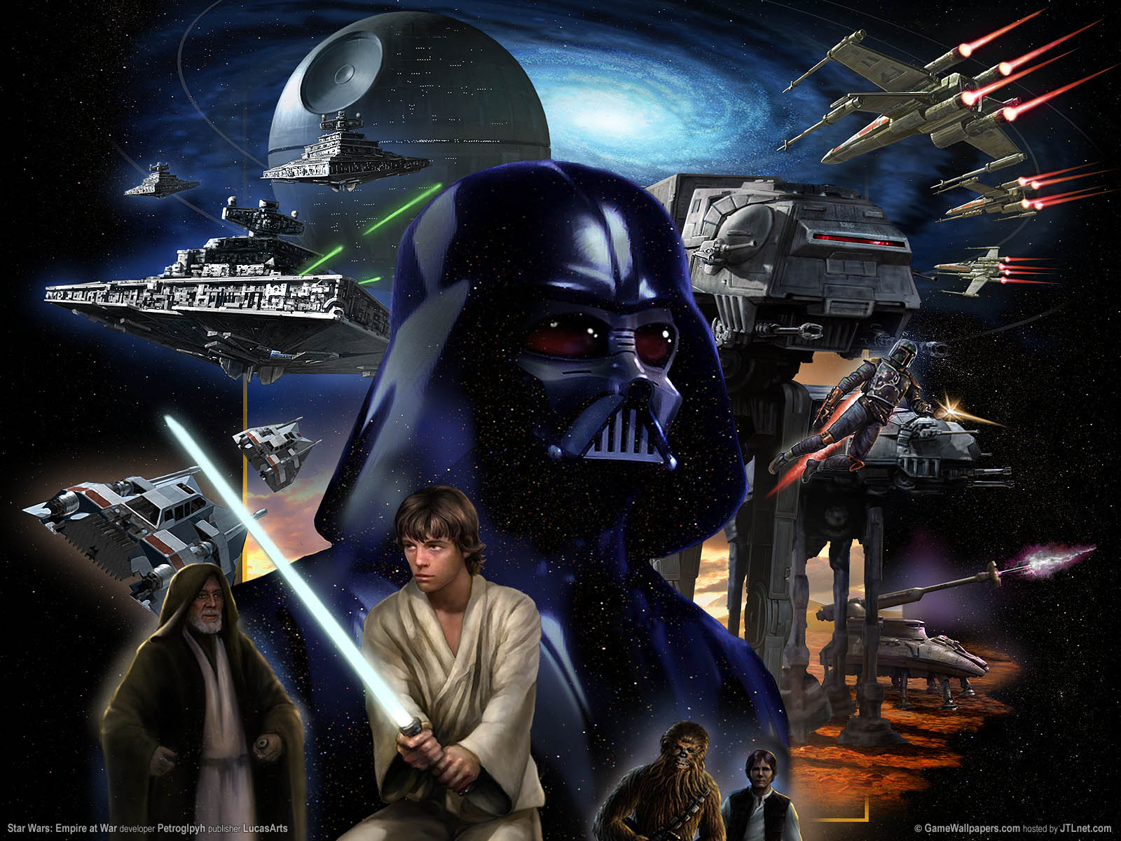 Star Wars%2525253A Empire at War achtergrond 01 1600x1200