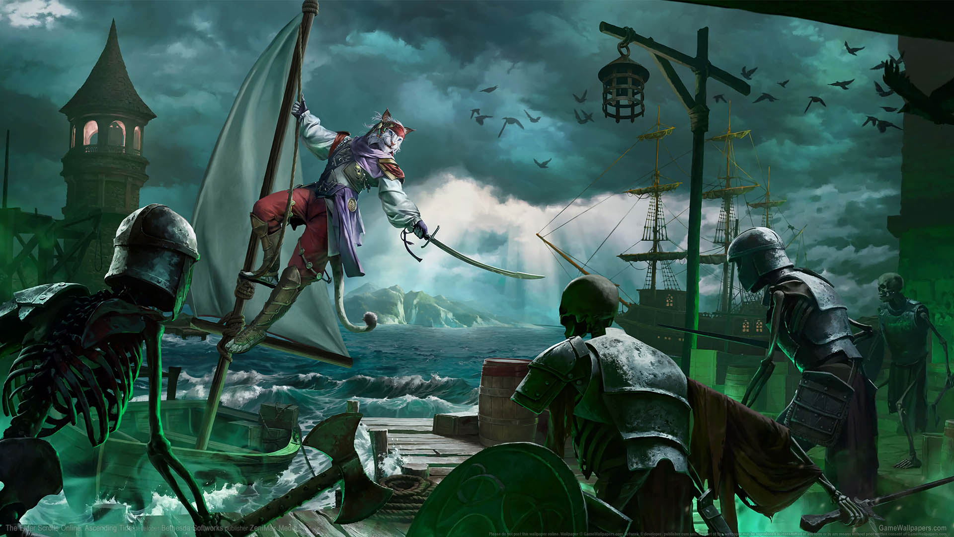 The Elder Scrolls Online: Ascending Tide achtergrond 01 1920x1080