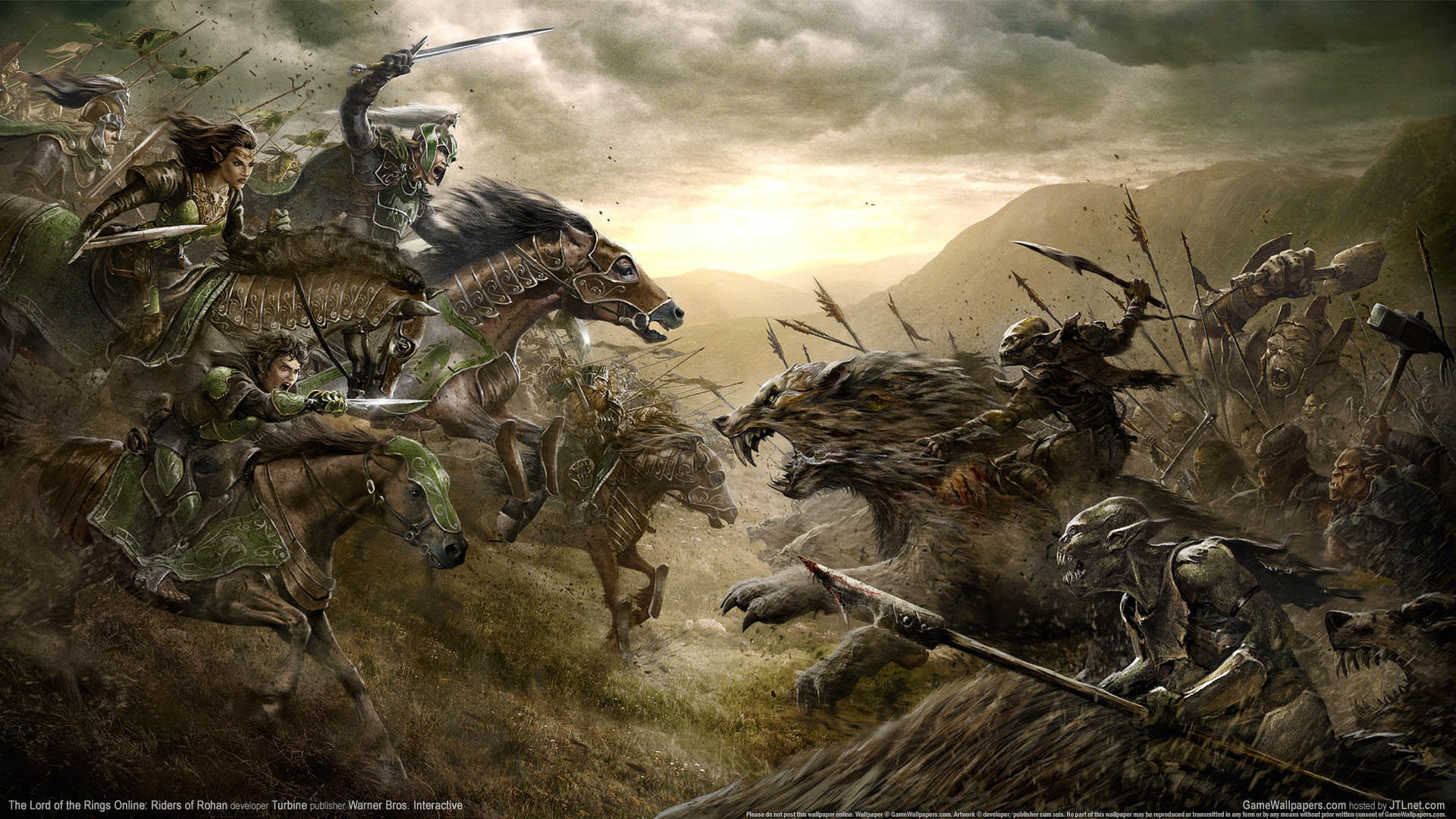 The Lord of the Rings Online: Riders of Rohan fond d'cran 01 1920x1080