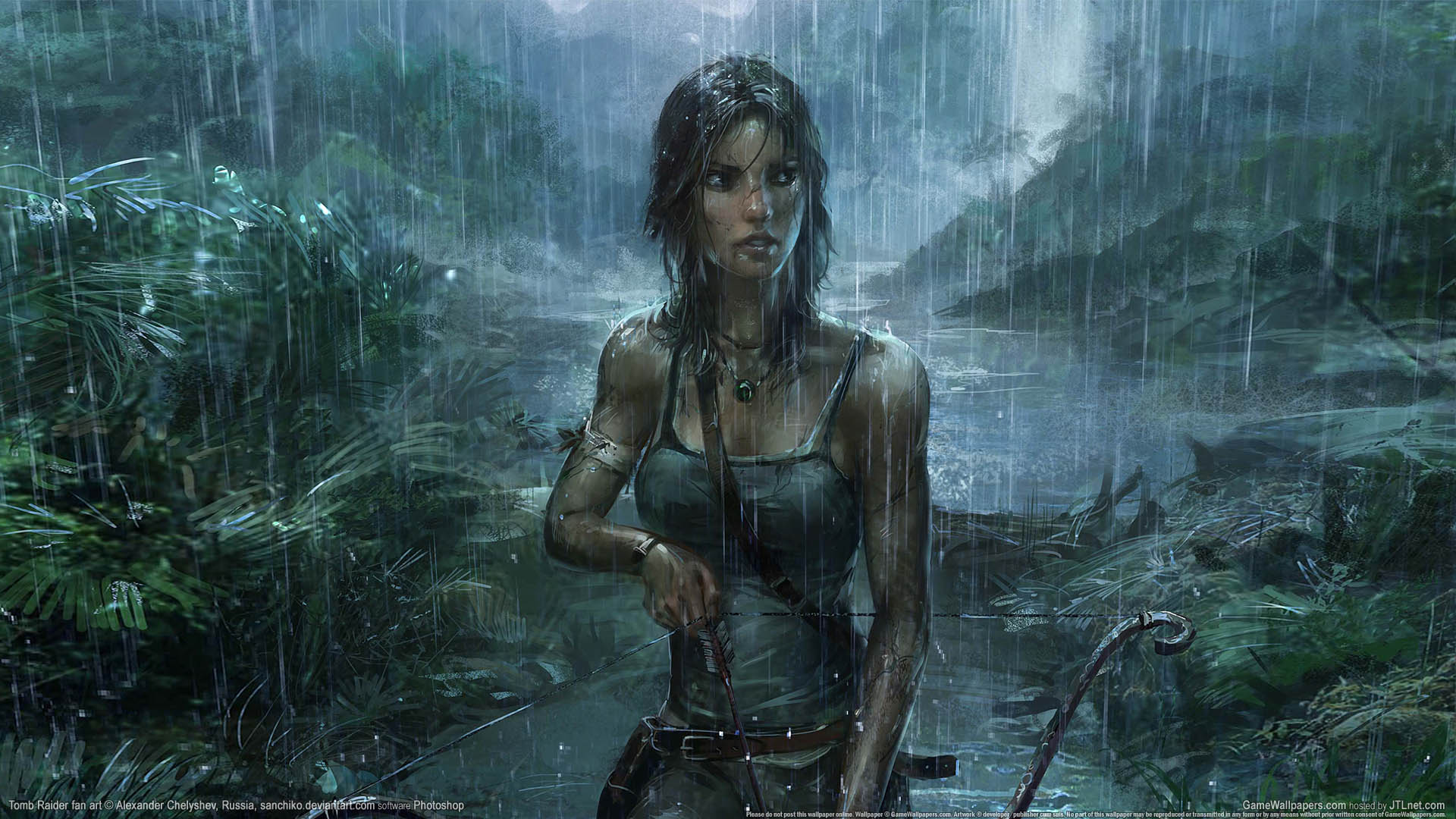 Tomb Raider fan art achtergrond 01 1920x1080