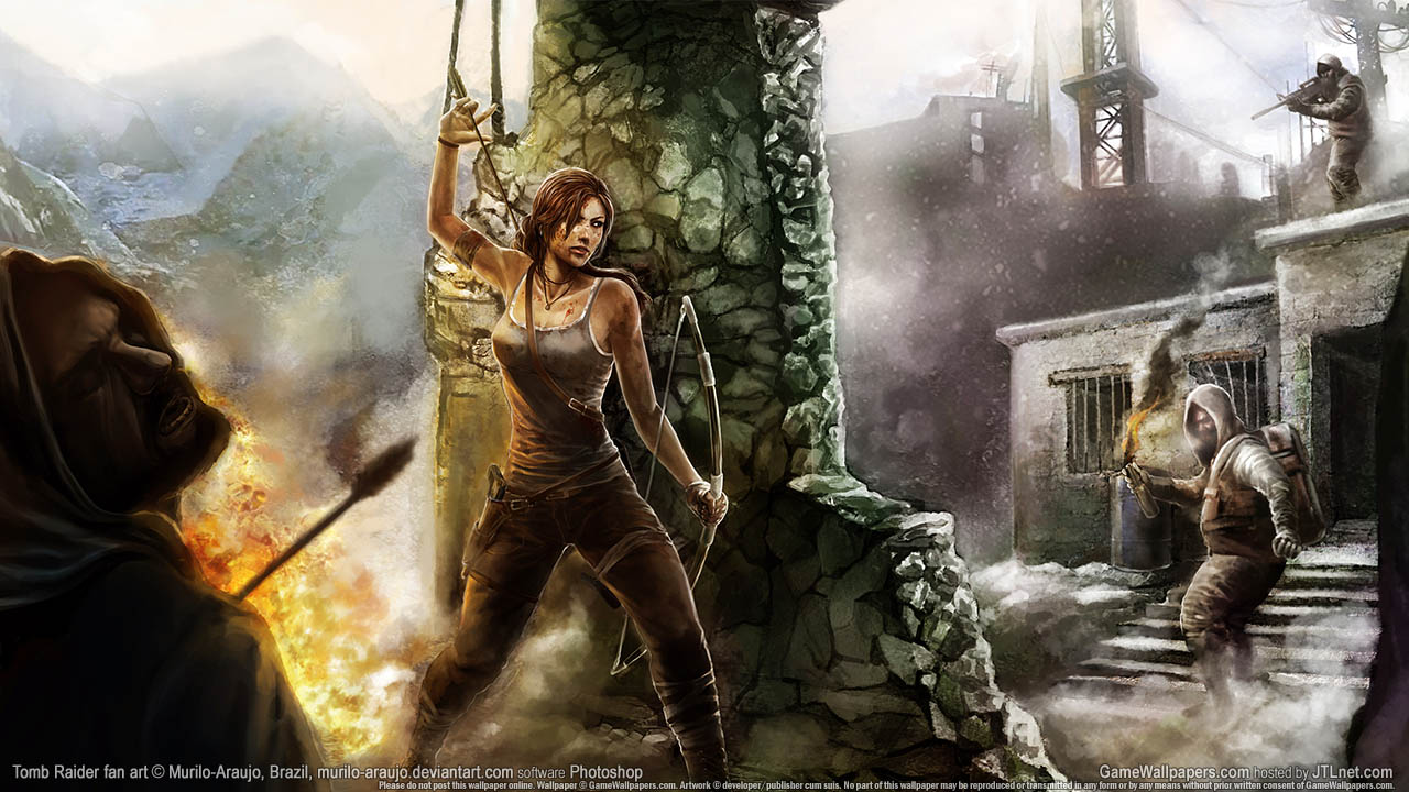 Tomb Raider fan art achtergrond 02 1280x720