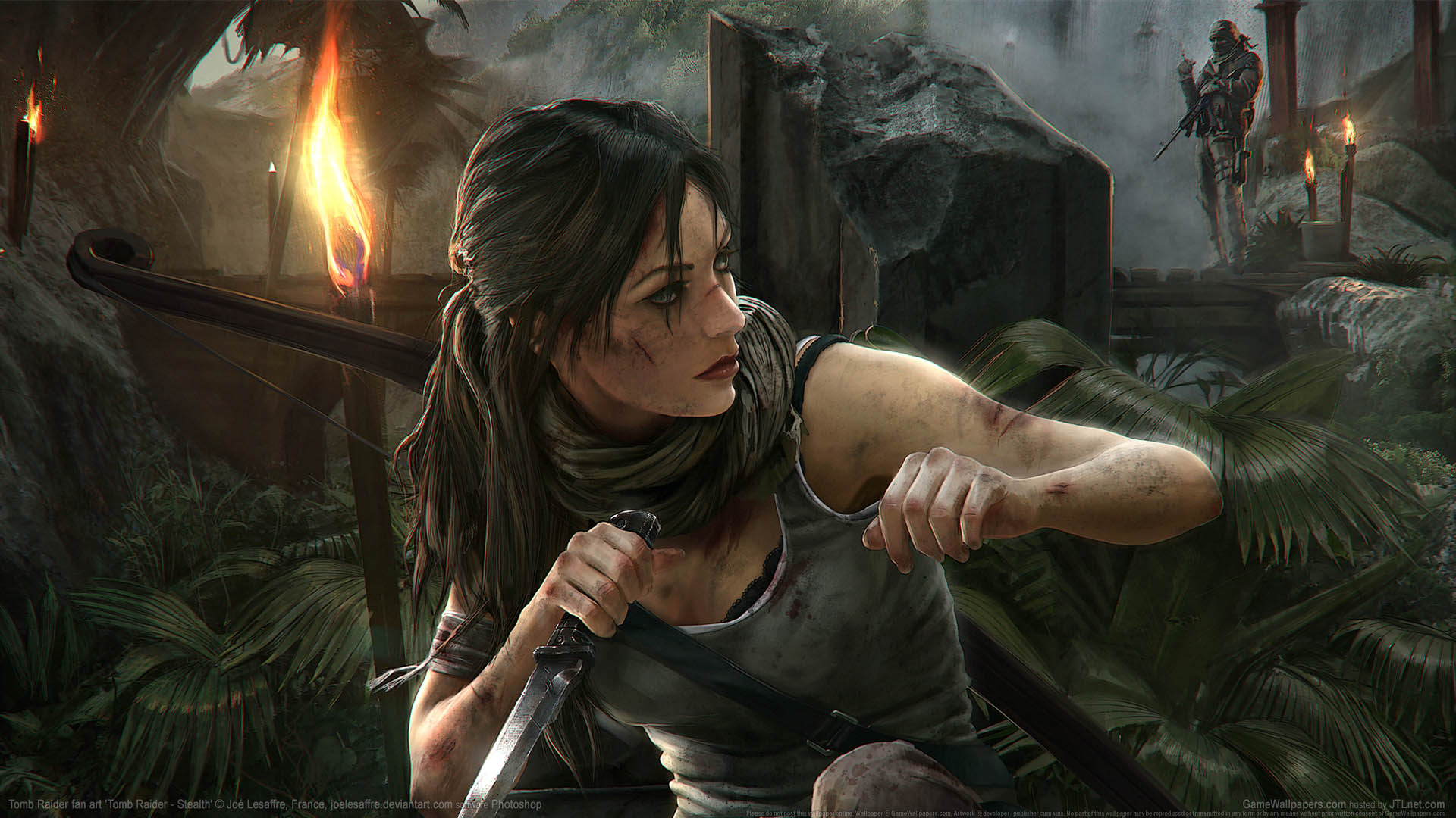 Tomb Raider fan art achtergrond 09 1920x1080