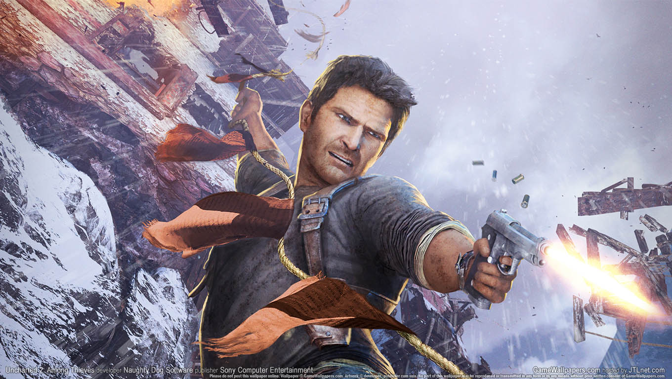 Uncharted 2: Among Thieves achtergrond 04 1360x768