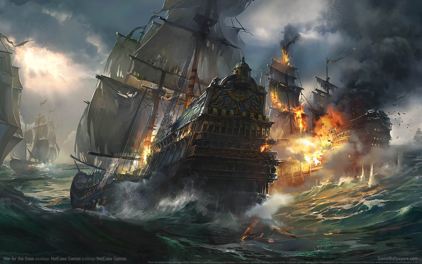 War of the Seas fond d'cran 01 1440x900
