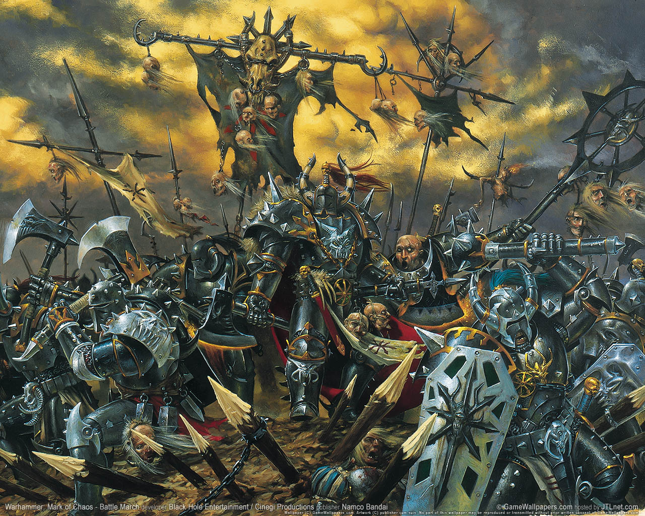 Warhammer: Mark of Chaos - Battle March fond d'cran 01 1280x1024