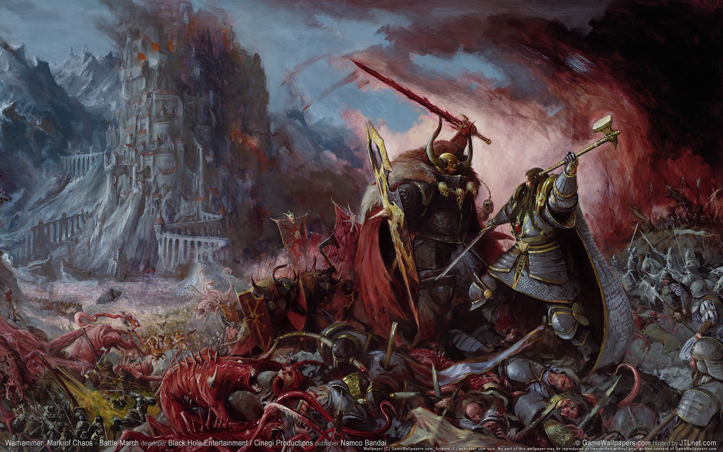 Warhammer: Mark of Chaos - Battle March achtergrond 02 1440x900