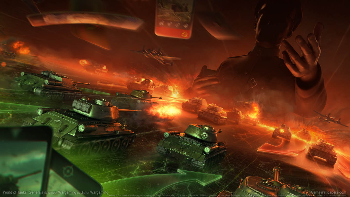 World of Tanks: Generals wallpaper 01 1360x768