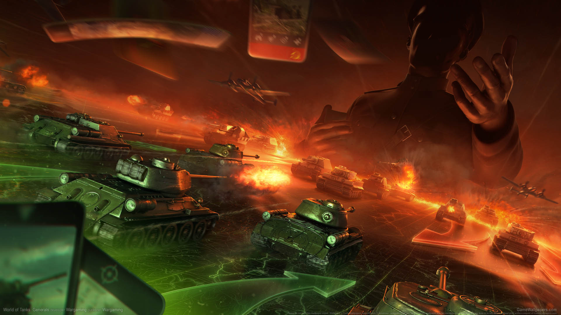 World of Tanks: Generals achtergrond 01 1920x1080