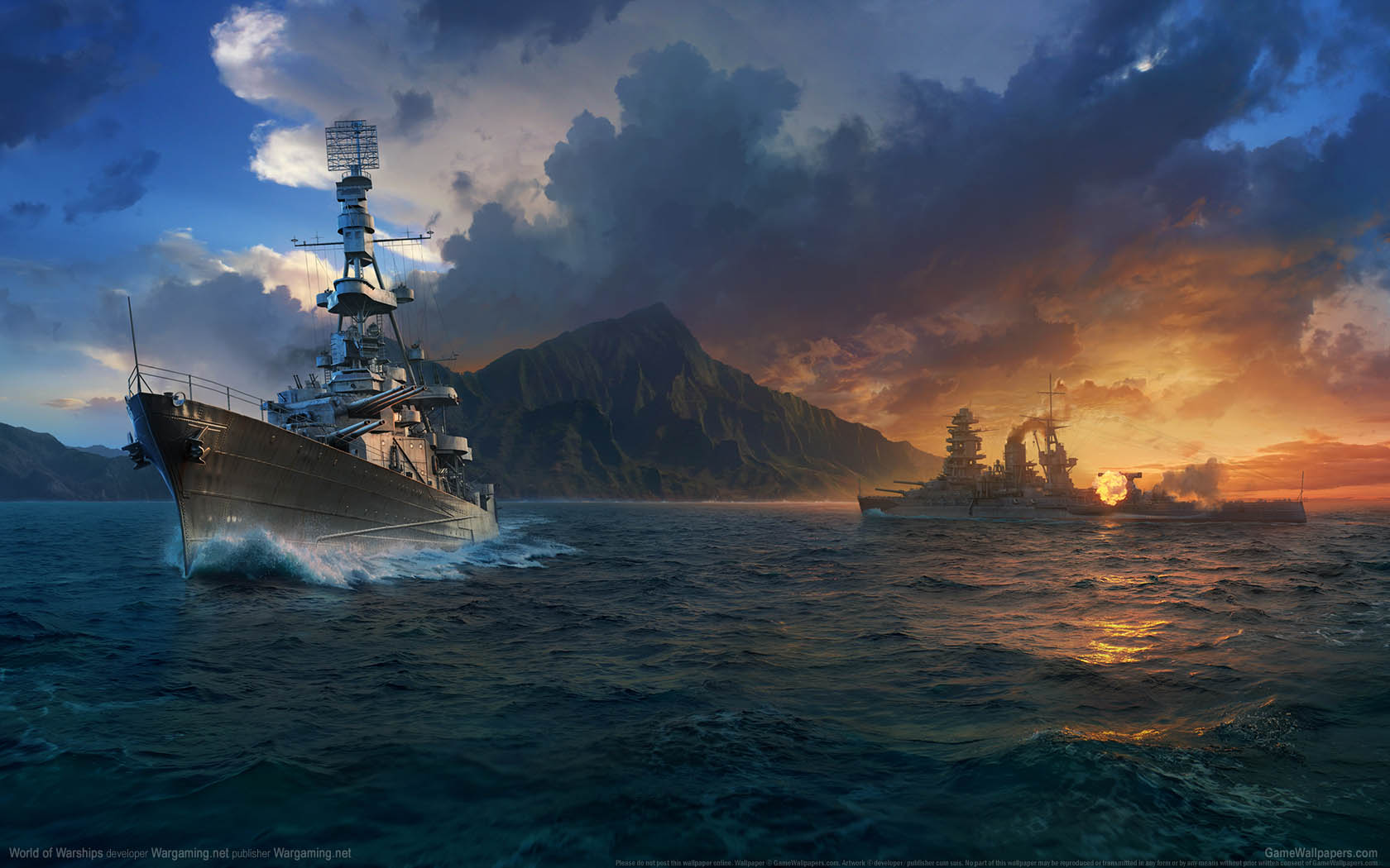 World of Warships fond d'cran 11 1680x1050