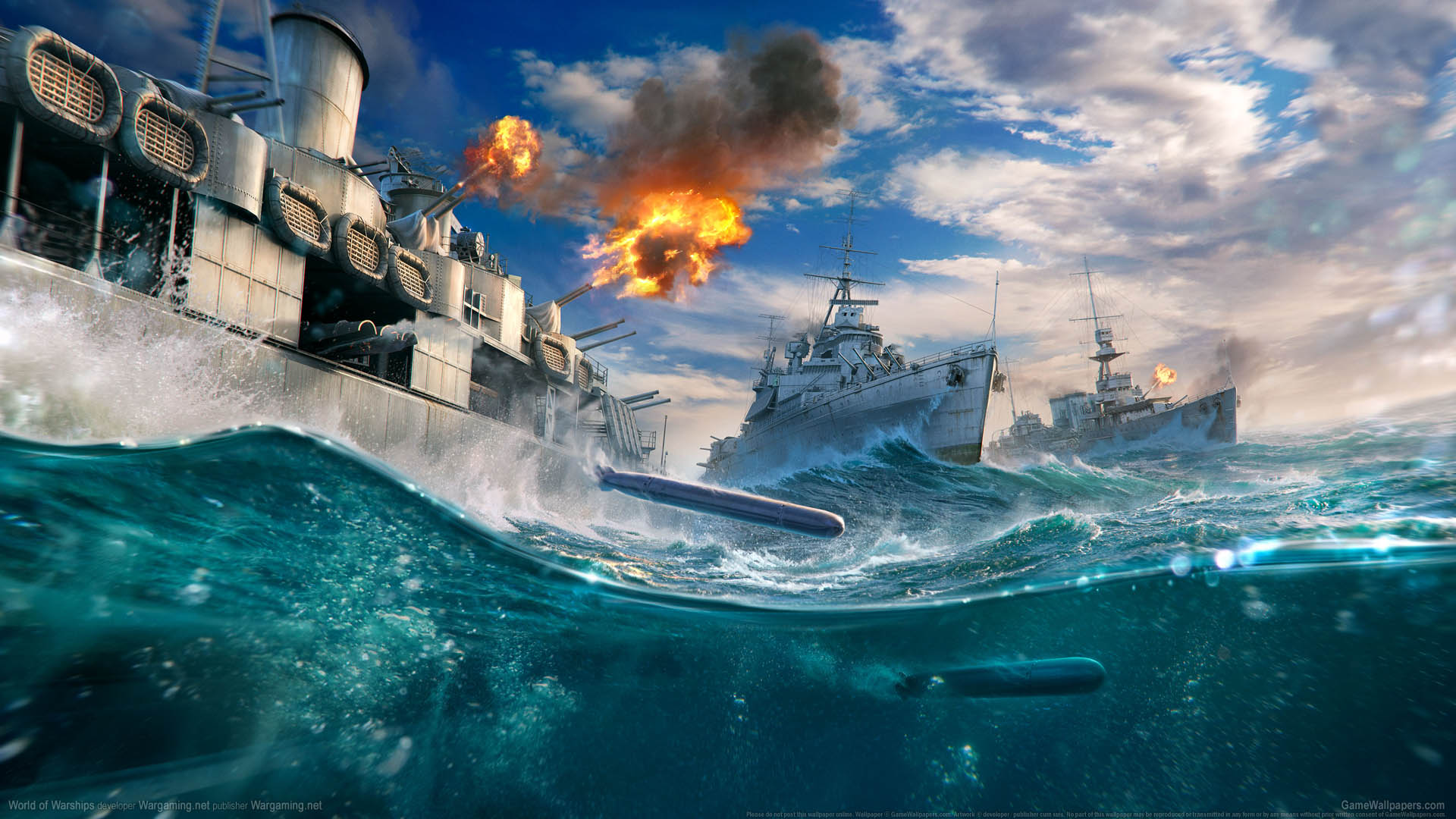 World of Warships achtergrond 15 1920x1080